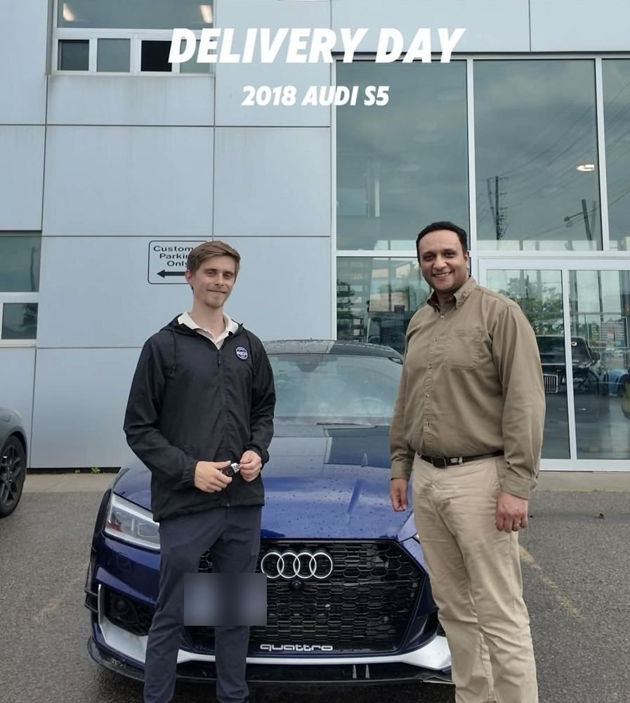 ماشین 2018 Audi S5 که Cody S. از Car4Pro، ریچموند هیل خرید